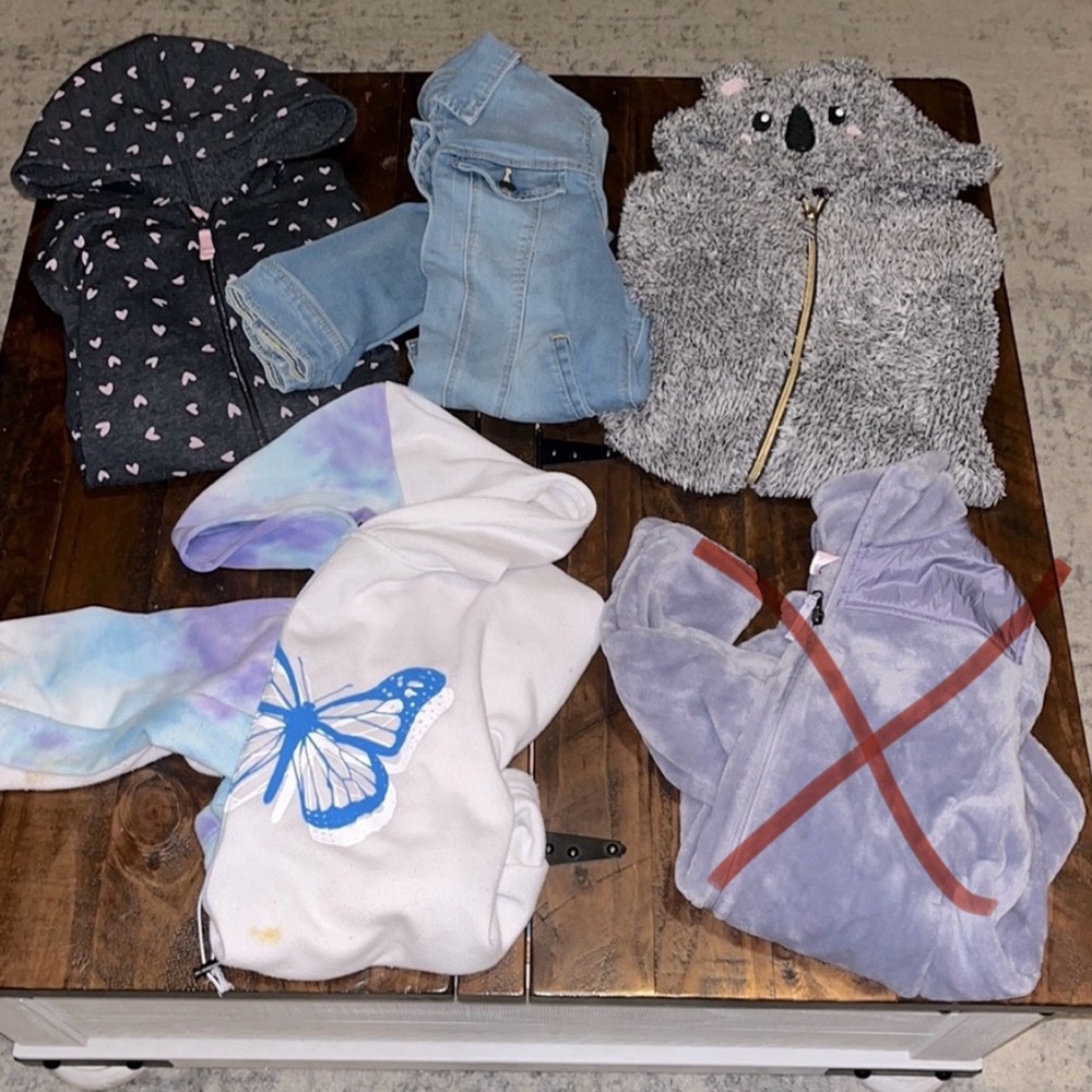 Girls Size XL 14-16 Jacket & Sweatshirt Bundle